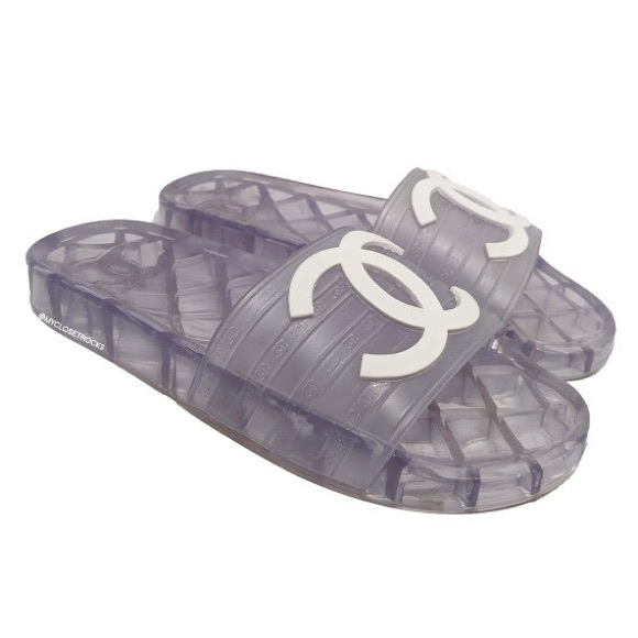 chanel jelly pool slides